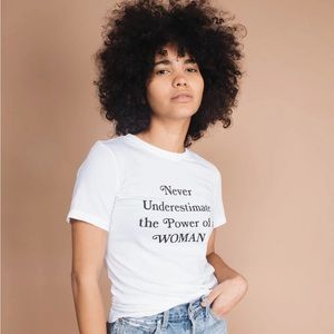 The Bee & the Fox Never Underestimate the Power of a Woman Crewneck Shirt